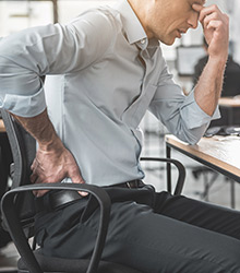 Sitting or standing for long hours